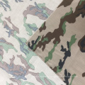 Stock lot TC polyester / cotton camouflage printed antistatic twill fabric